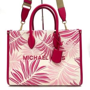 Michael Kors Medium Mirella Tote Bag
Electric Pink Multi Leather